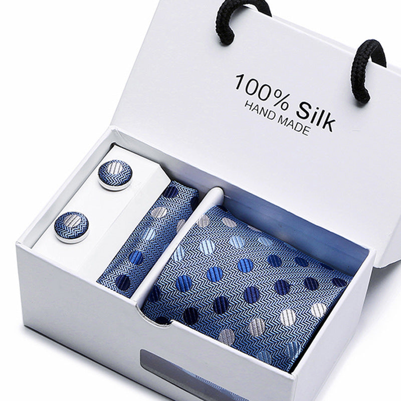 Flag Village Fashion Business Formal Wear Men's Tie Gift Box Set of 5