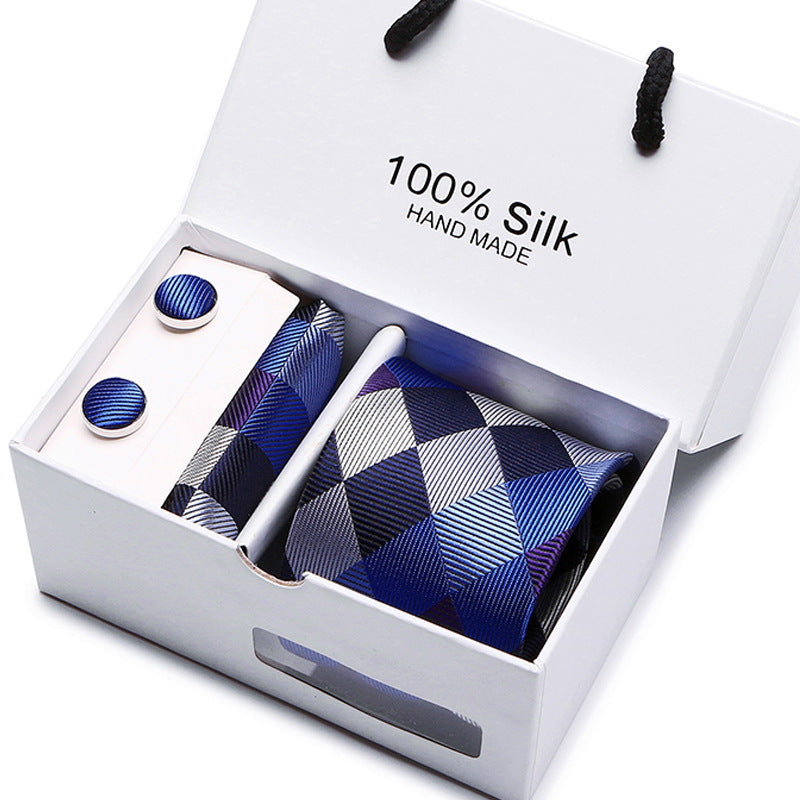 Flag Village Fashion Business Formal Wear Men's Tie Gift Box Set of 5