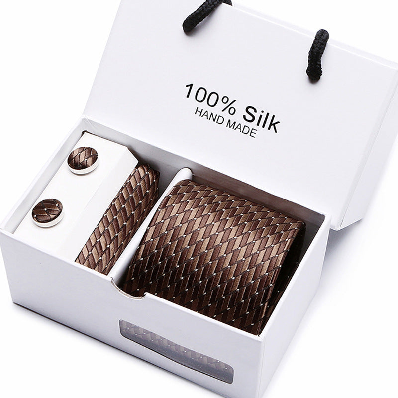 Flag Village Fashion Business Formal Wear Men's Tie Gift Box Set of 5