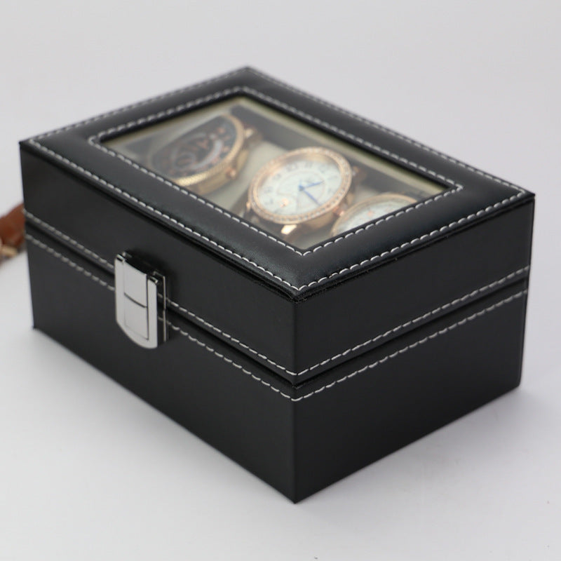 Flag Village 3-digit watch box jewelry gift dedicated display storage box