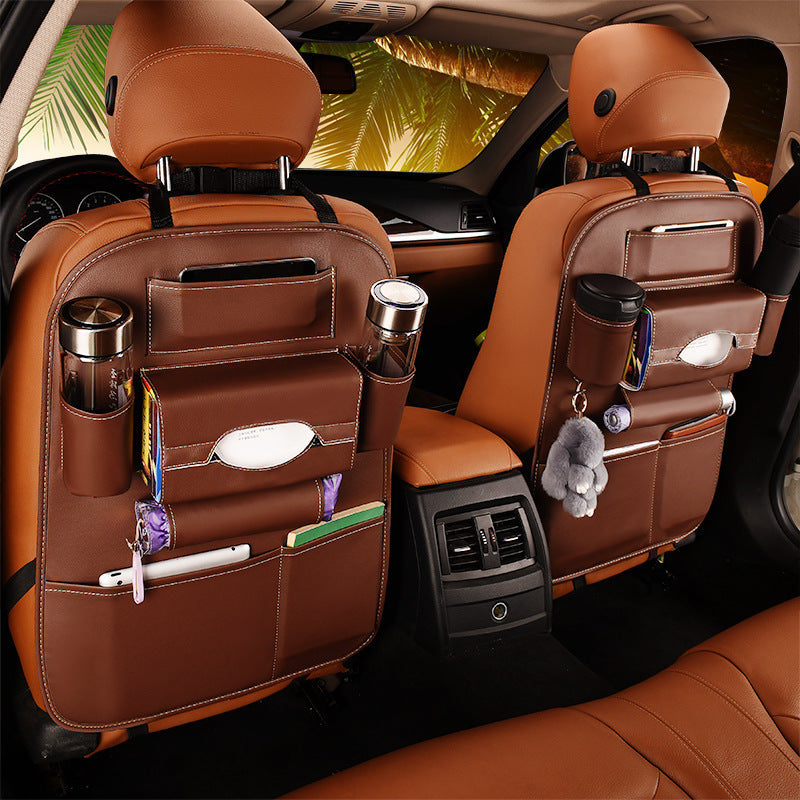 Flag Village Auto Tools Multifunctional Car Interior Seat Storage Box