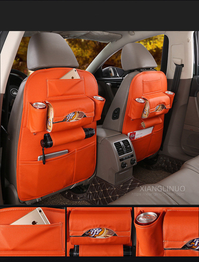 Flag Village Auto Tools Multifunctional Car Interior Seat Storage Box