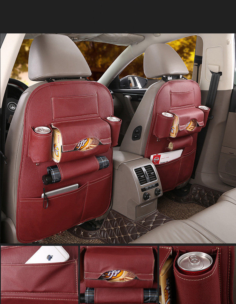 Flag Village Auto Tools Multifunctional Car Interior Seat Storage Box