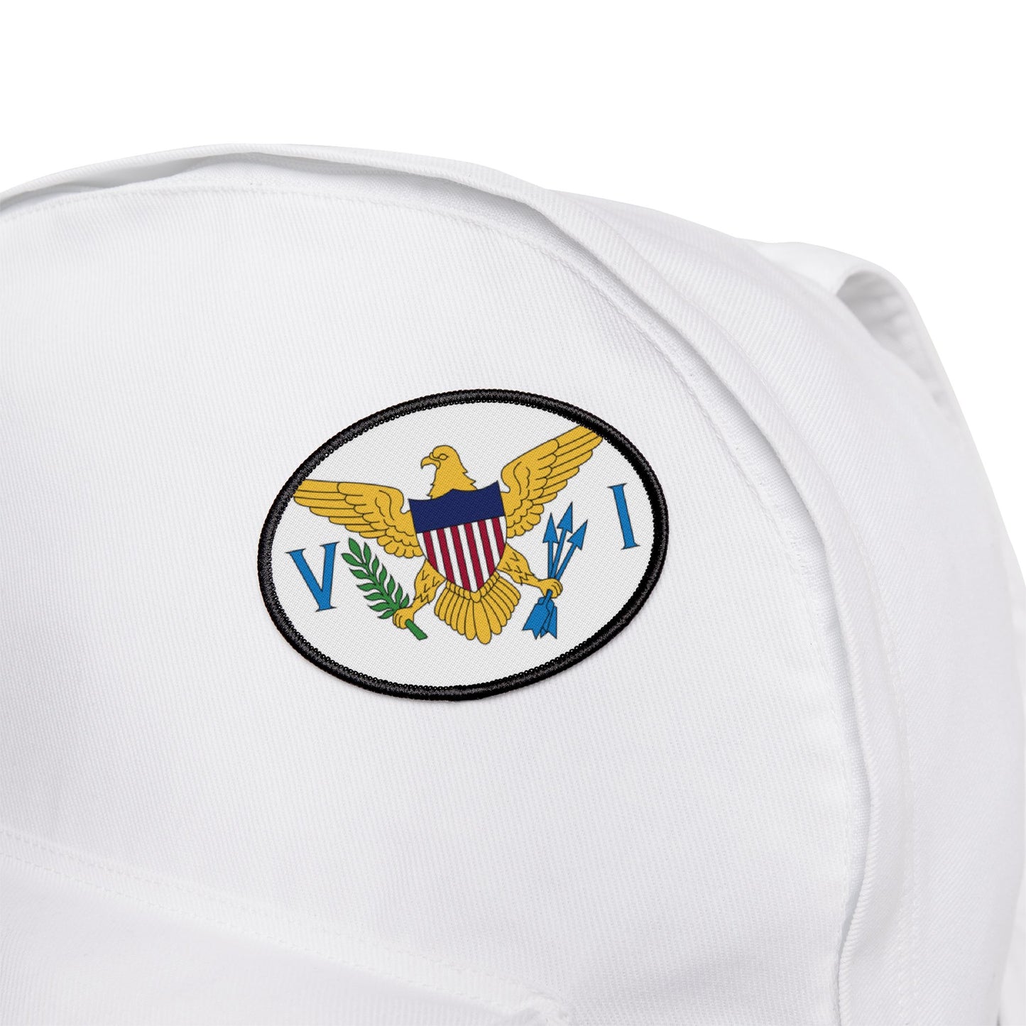Flag Village U.S. Virgin Islands State Flag Embroidery Iron-On Patches