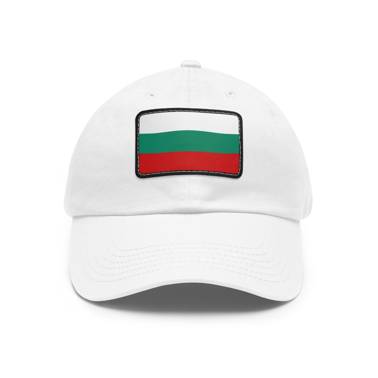 Flag Village Bulgaria Flag Hat Cap with Leather Patch