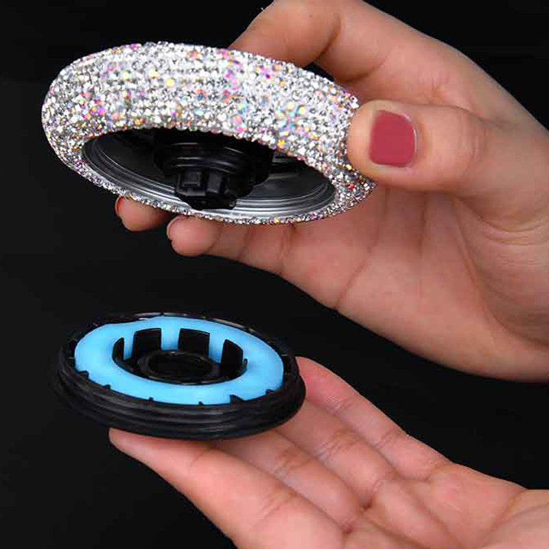 Flag Village Auto Tools Crystal Diamond Car Air Freshener Perfume Accessories Car Decoration Solid Perfume