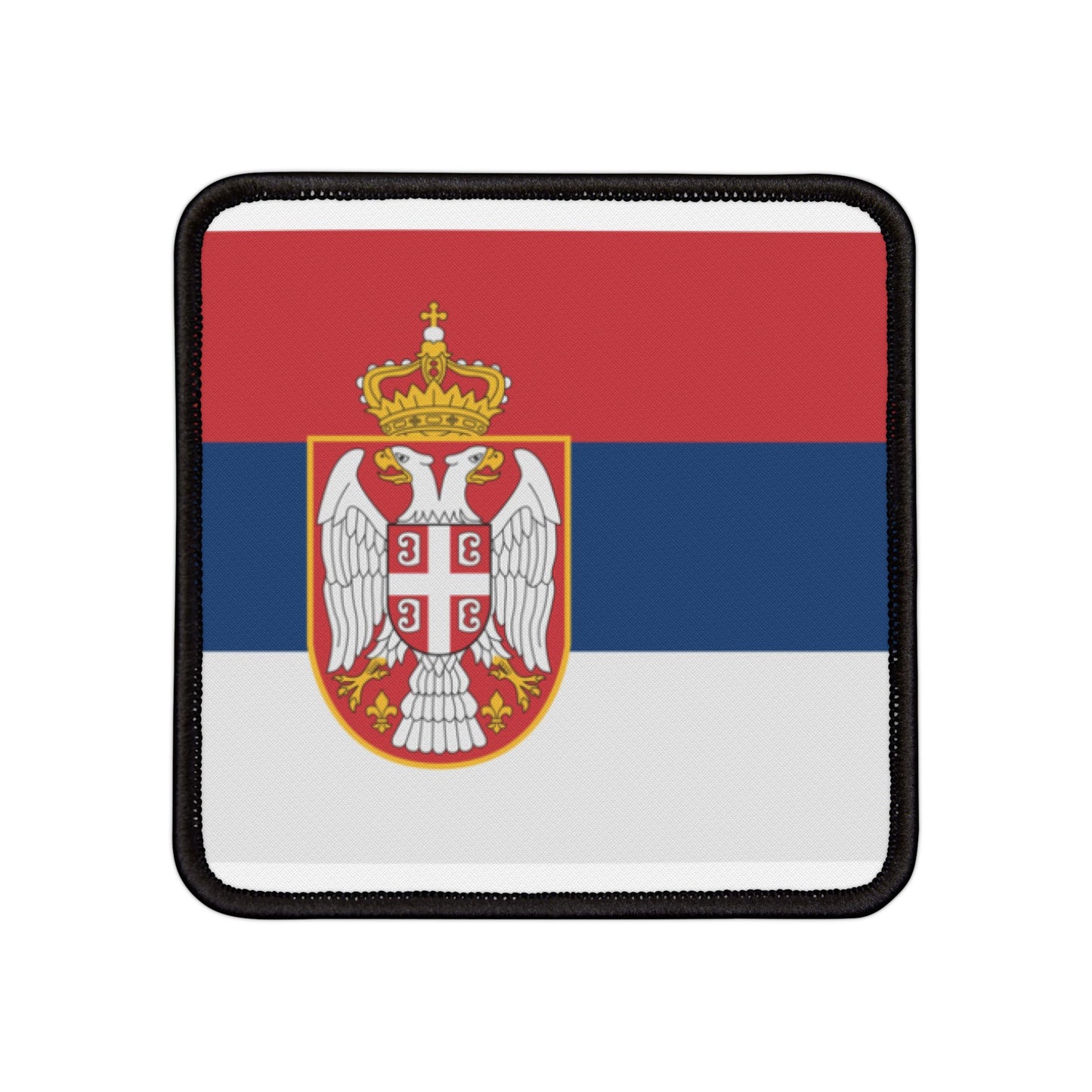 Flag Village Serbia Flag Embroidery Iron-On Patches