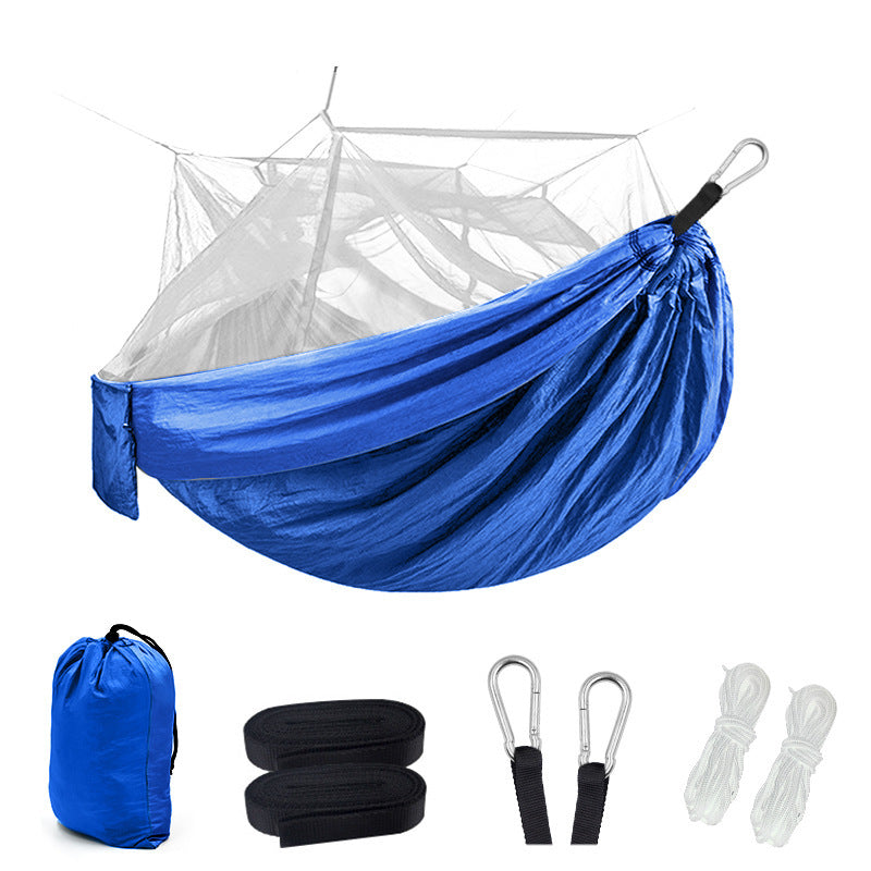 Flag Village Outdoor Camping Camping Hammock With Mosquito Net