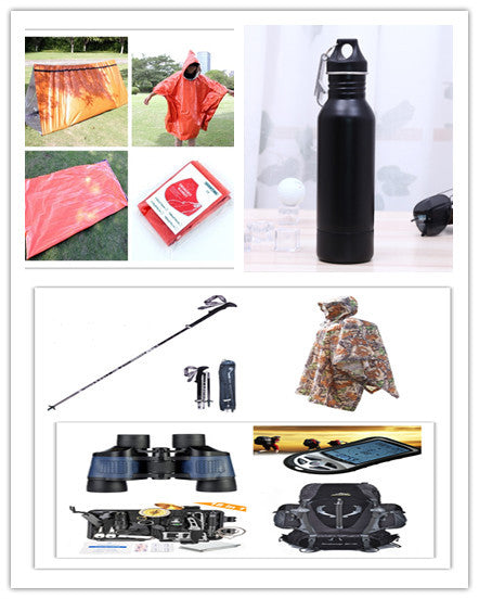Flag Village 8-in-1 hand-held electronic altimeter Mountaineering portable fishing barometer compass altimeter
