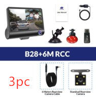 Flag Village Auto Tools 1080P High-definition Three-record Driving Recorder