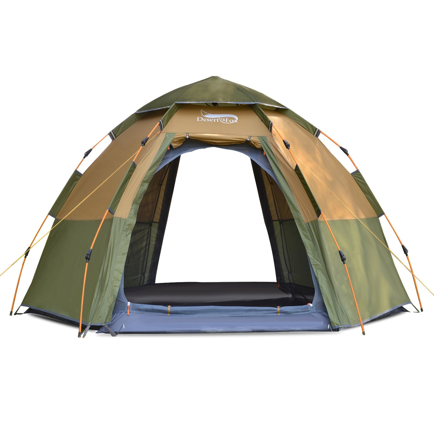 Flag Village Automatic Hexagonal Tent Multi-Person Double-Layer Outdoor Camping Rain Tent