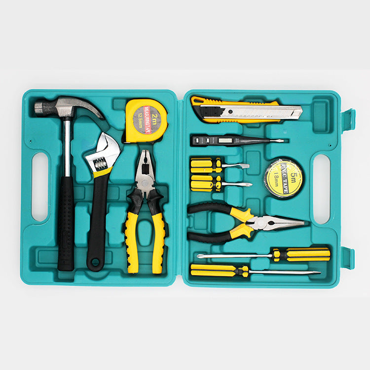 Flag Village 13-Piece Multifunctional Hardware Tool Set, Gift Combination Tool Box, Dual-Use Pliers For Car And Home