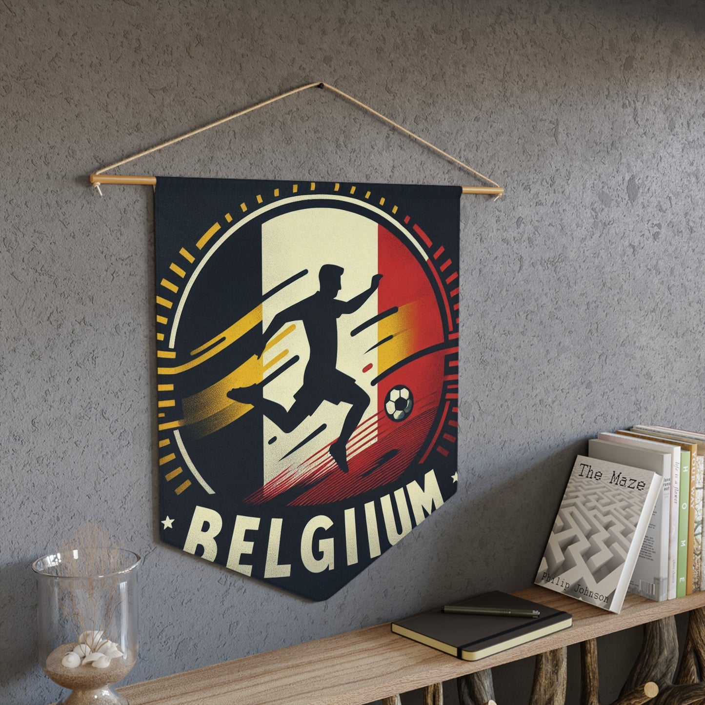 Flag Village Belgium Flag Pennant Sporting Home Wall decoration BEL0001