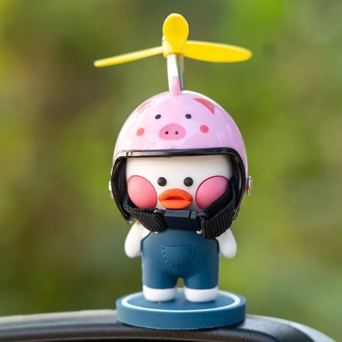 Flag Village Auto Tools Car Ornaments Motorcycle Cute Car Center Console Accessories Car Cartoon