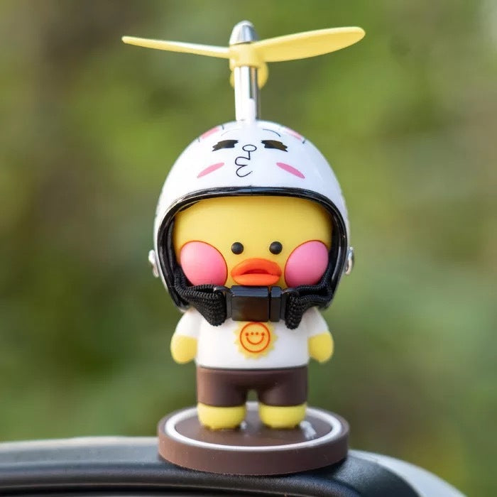 Flag Village Auto Tools Car Ornaments Motorcycle Cute Car Center Console Accessories Car Cartoon