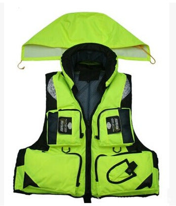 Flag Village Outdoor Men Hunting Fishing Shooting Angling Detachable Llining Sleeveless Jacket Waistcoat Adult Drifting Water Sport Life Vest