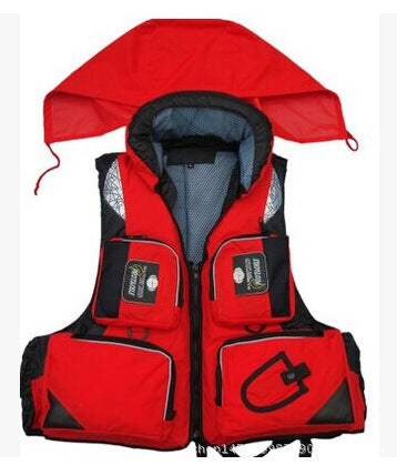 Flag Village Outdoor Men Hunting Fishing Shooting Angling Detachable Llining Sleeveless Jacket Waistcoat Adult Drifting Water Sport Life Vest