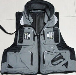 Flag Village Outdoor Men Hunting Fishing Shooting Angling Detachable Llining Sleeveless Jacket Waistcoat Adult Drifting Water Sport Life Vest