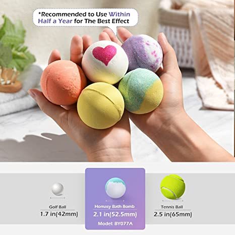 Flag Village Bath Bombs 14 Pieces Of Explosive Salt Ball Gift Box With Various Fragrance Bath Balls Bubble Bath Bomb for Women