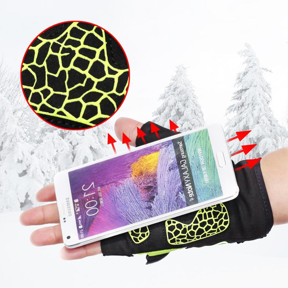 Flag Village Fingerless Outdoor Sports Bike Lighting Gloves