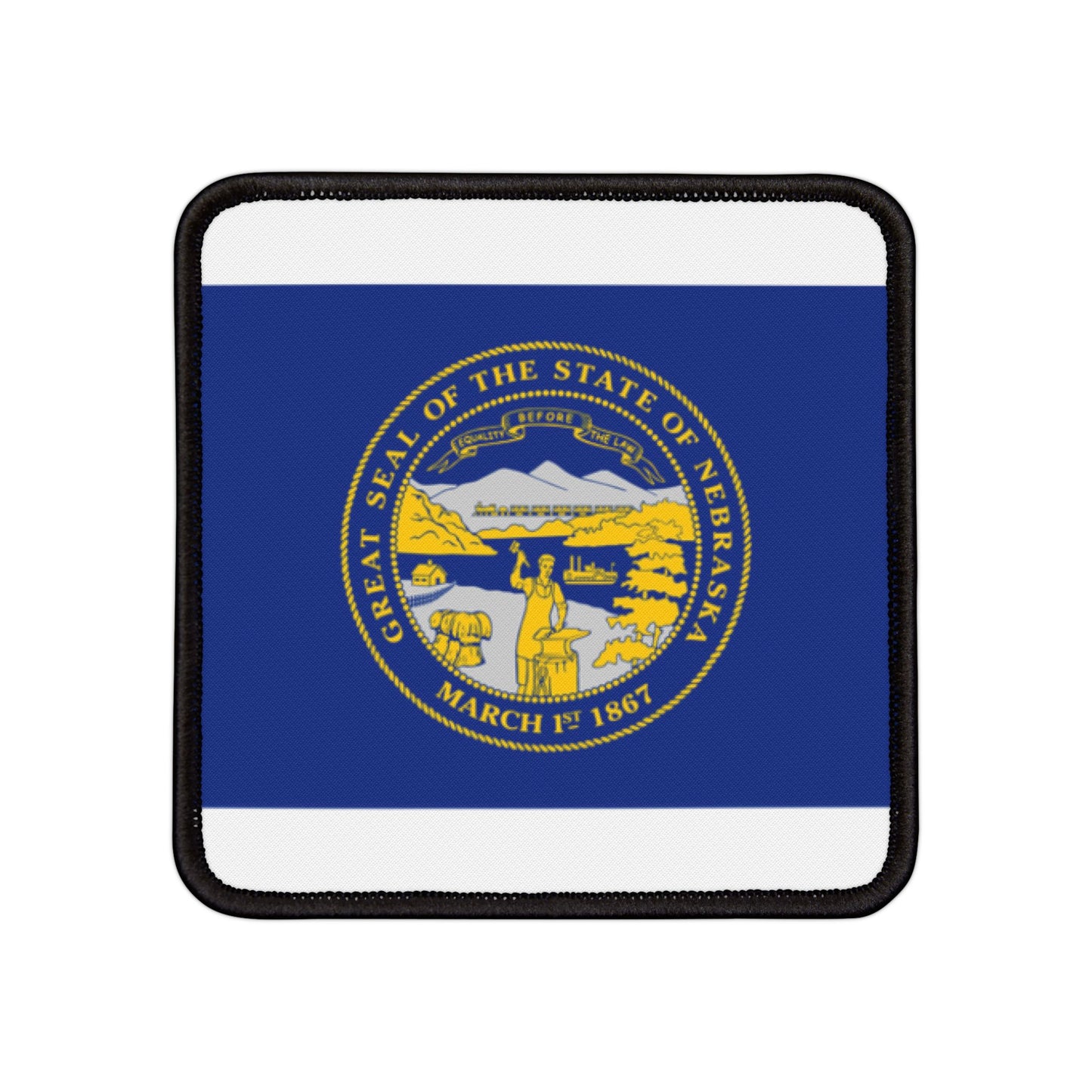 Flag Village Nebraska State Flag Embroidery Iron-On Patches