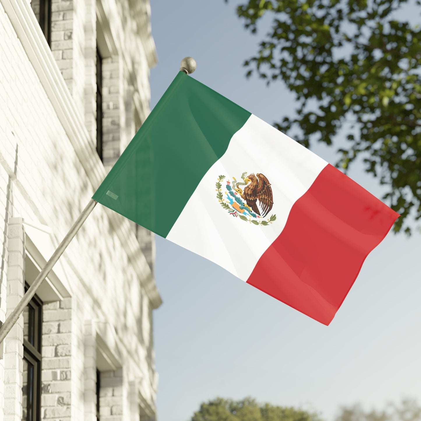Flag Village Mexico Flag 18" x 12" / 36" x 24" / 60" x 36"