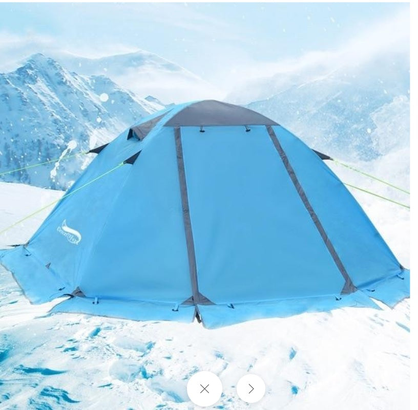 Flag Village Desert Fox Outdoor Tent Camping Double Love Aluminum Tent