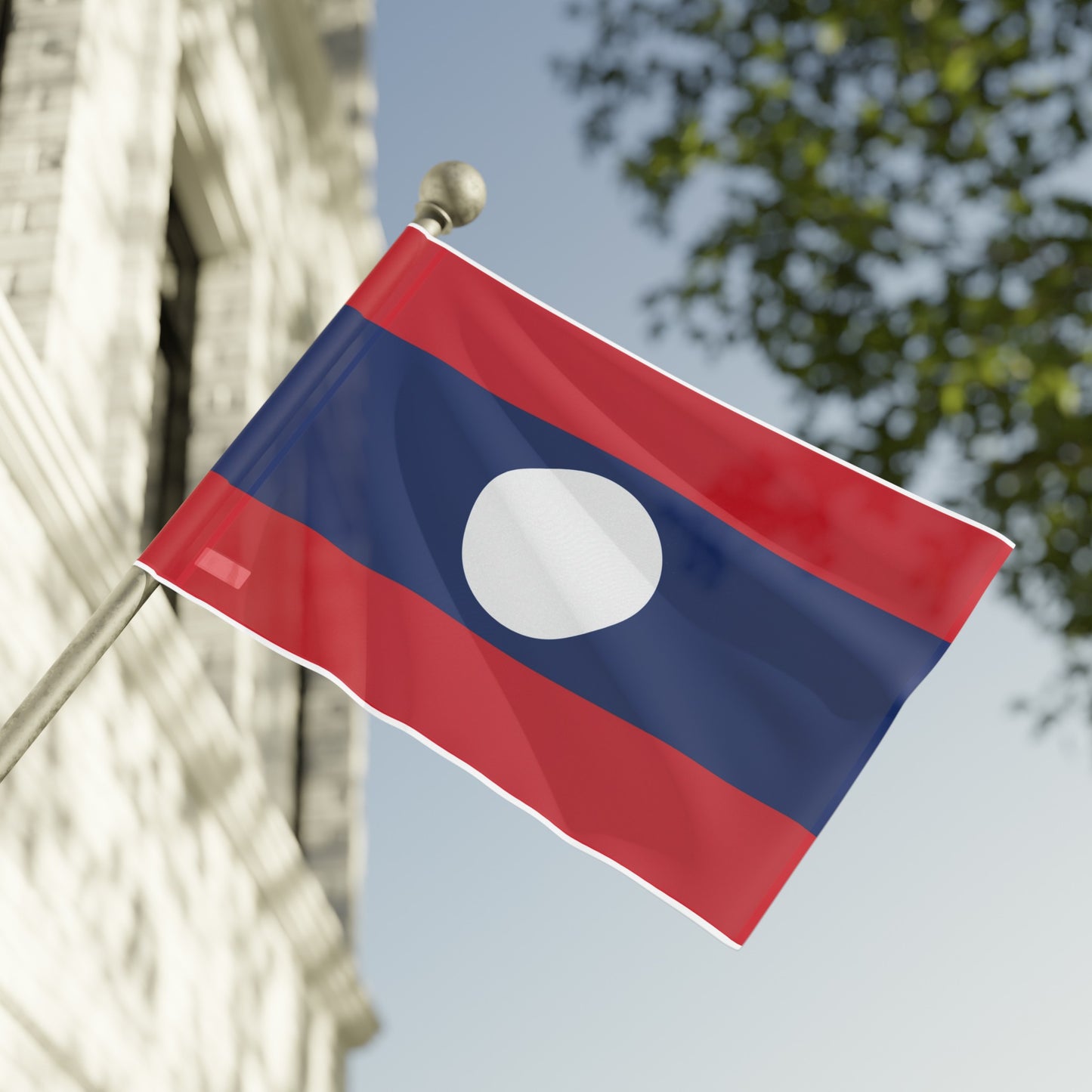 Flag Village Laos Flag 18" x 12" / 36" x 24" / 60" x 36"