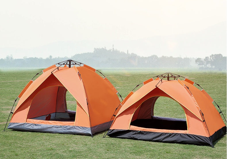 Flag Village Automatic Tent Spring Type Quick Opening Rainproof Sunscreen Camping Tent