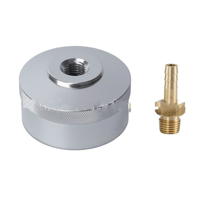 Flag Village Auto Tools Refueling Tools, Engine Cap, Silver Aluminum Alloy Anti-Corrosion Modification