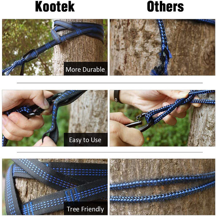 Flag Village Outdoor Hammock Outdoor Camping Hammock Hot Sale Parachute Cloth Hammock