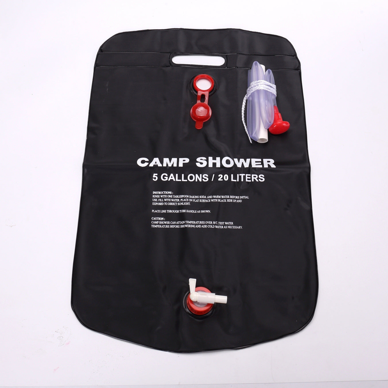 Flag Village Folding Pvc Sports Outdoor Camping Shower Water Bag Travel Bathing Water Bag