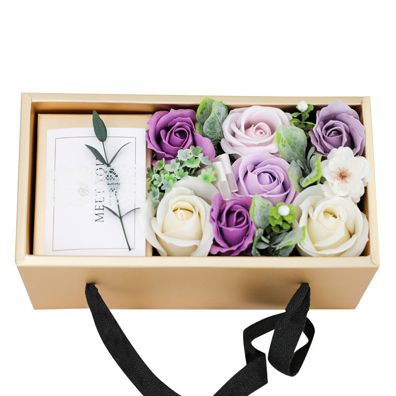 Flag Village Soap Flower Rose Gift Box Mother's Day Gift Ideas Valentine's Day 520 Gift