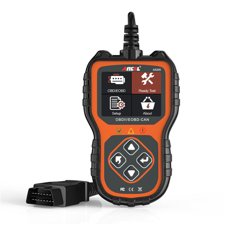 Flag Village Auto Tools As200 Obd2 Scanner Car Diagnostic Tool Engine Test Equipment Overseas Version Multilingual