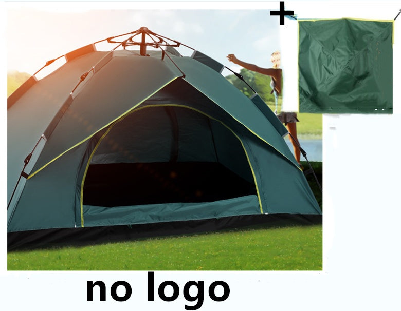 Flag Village Automatic Tent Spring Type Quick Opening Rainproof Sunscreen Camping Tent