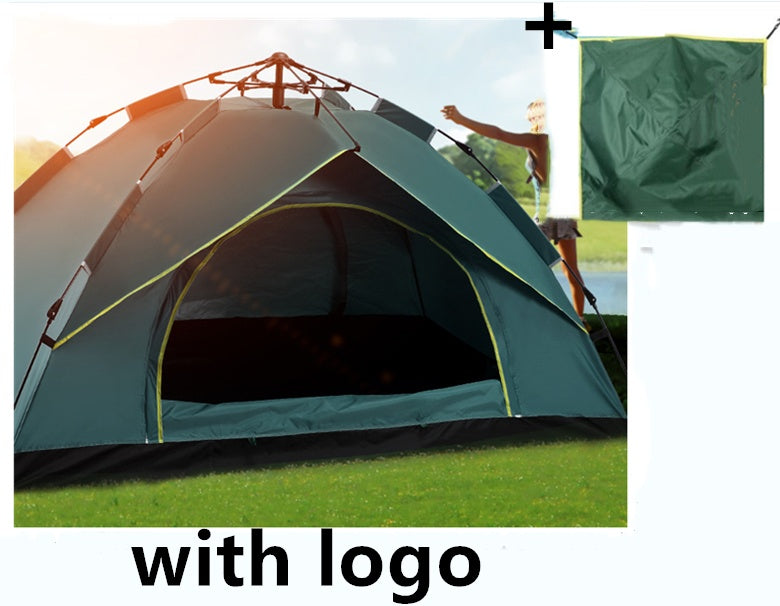 Flag Village Automatic Tent Spring Type Quick Opening Rainproof Sunscreen Camping Tent