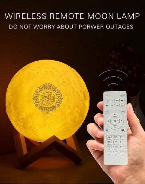 Flag Village Ramadan Gift Qulan Sound Box Qulan Muslim Bluetooth Speaker Colorful Moon Light One Replacement