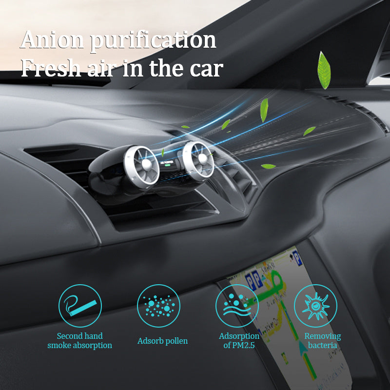 Flag Village Auto Tools Car Negative Ion Air Purifier Car Interior Supplies