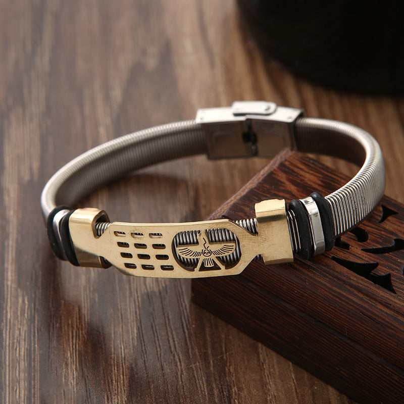 Flag Village Walker Wallet Men'S High-End Leather Bracelet Gift Birthday Creative Gift Box