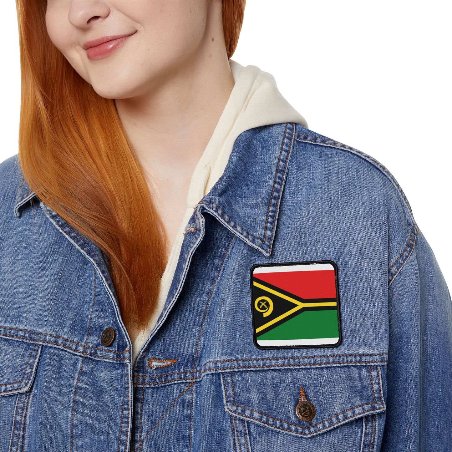 Flag Village Vanuatu Flag Embroidery Iron-On Patches