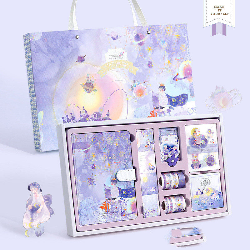 Flag Village Beautiful, Exquisite, Beautiful Notebook Hand Account Set Gift Box