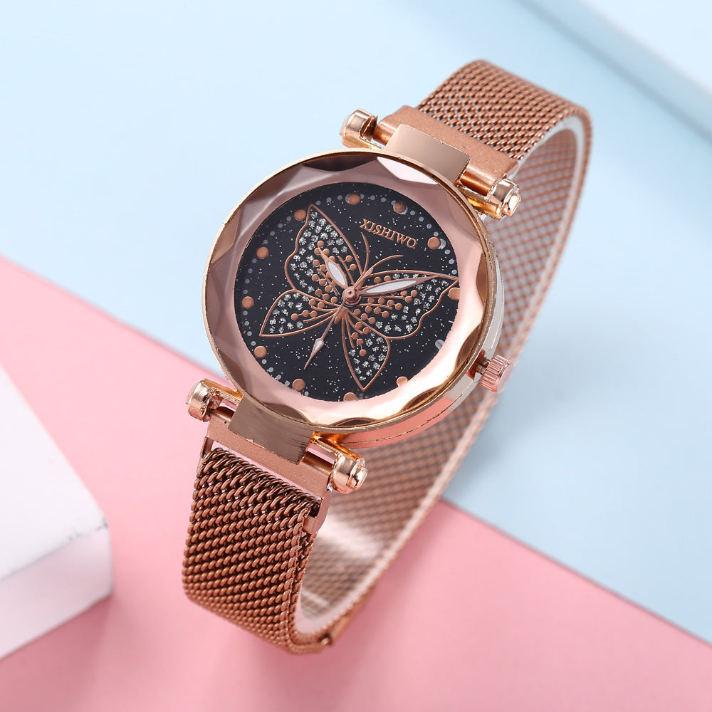 Flag Village Fashion Boutique Butterfly Suit Gift Box Butterfly Dial Watch Butterfly Necklace Bracelet Earrings