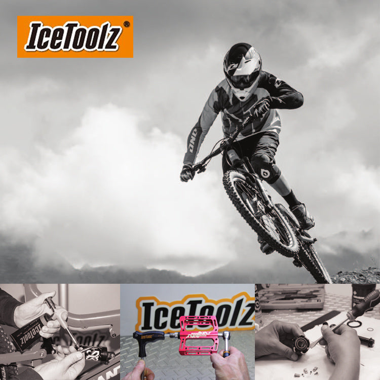 Flag Village Auto Tools IceToolz 12S5 Rotatable Nipple Driver for Bike Bicycle Cycling 40mm Deep Rim Bicycle Repair Tool Bike Nipple Tools