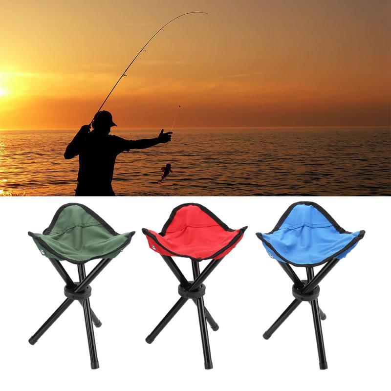 Flag Village Portable Folding Foldable Fishing Chair Outdoor Stool Seat Fishing Camping Travel Picnic Outdoor Activities Fishing Accessories