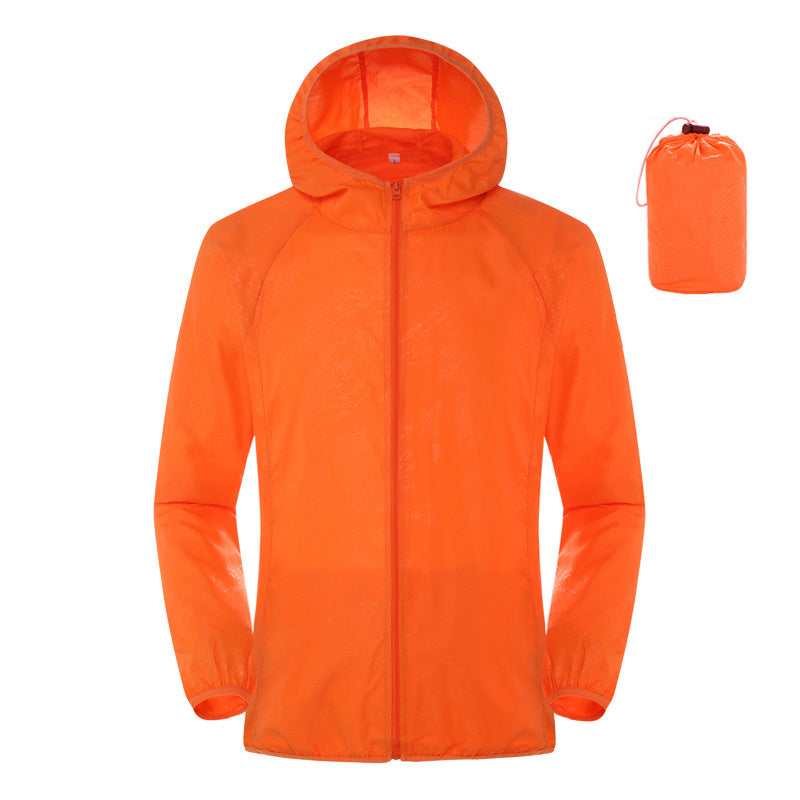 Flag Village Summer Outdoor Sun Protection Clothing Women'S Lightweight Waterproof Windbreaker