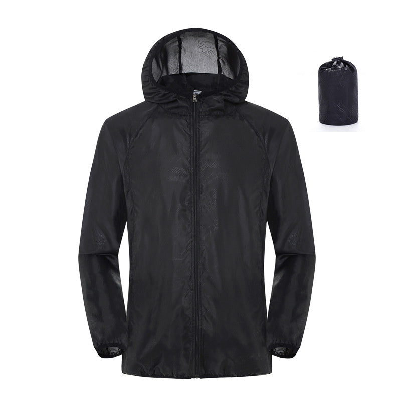 Flag Village Summer Outdoor Sun Protection Clothing Women'S Lightweight Waterproof Windbreaker