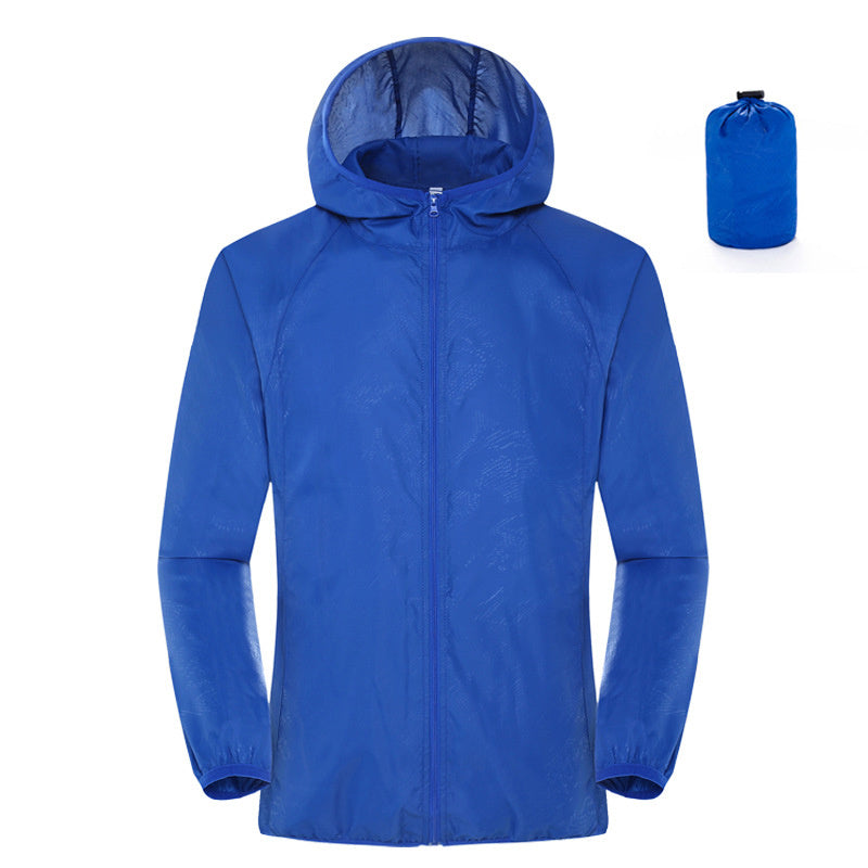 Flag Village Summer Outdoor Sun Protection Clothing Women'S Lightweight Waterproof Windbreaker