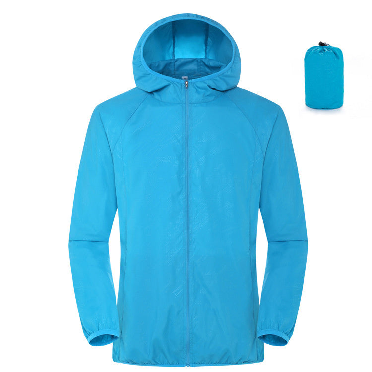 Flag Village Summer Outdoor Sun Protection Clothing Women'S Lightweight Waterproof Windbreaker