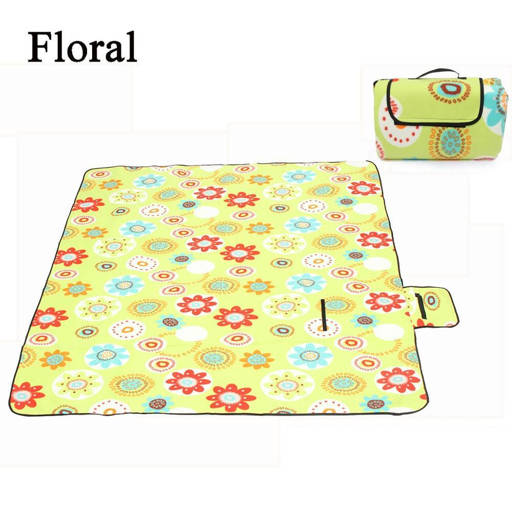 Flag Village Camping Tent Mat Thickened Outdoor Camping Waterproof Picnic Mat
