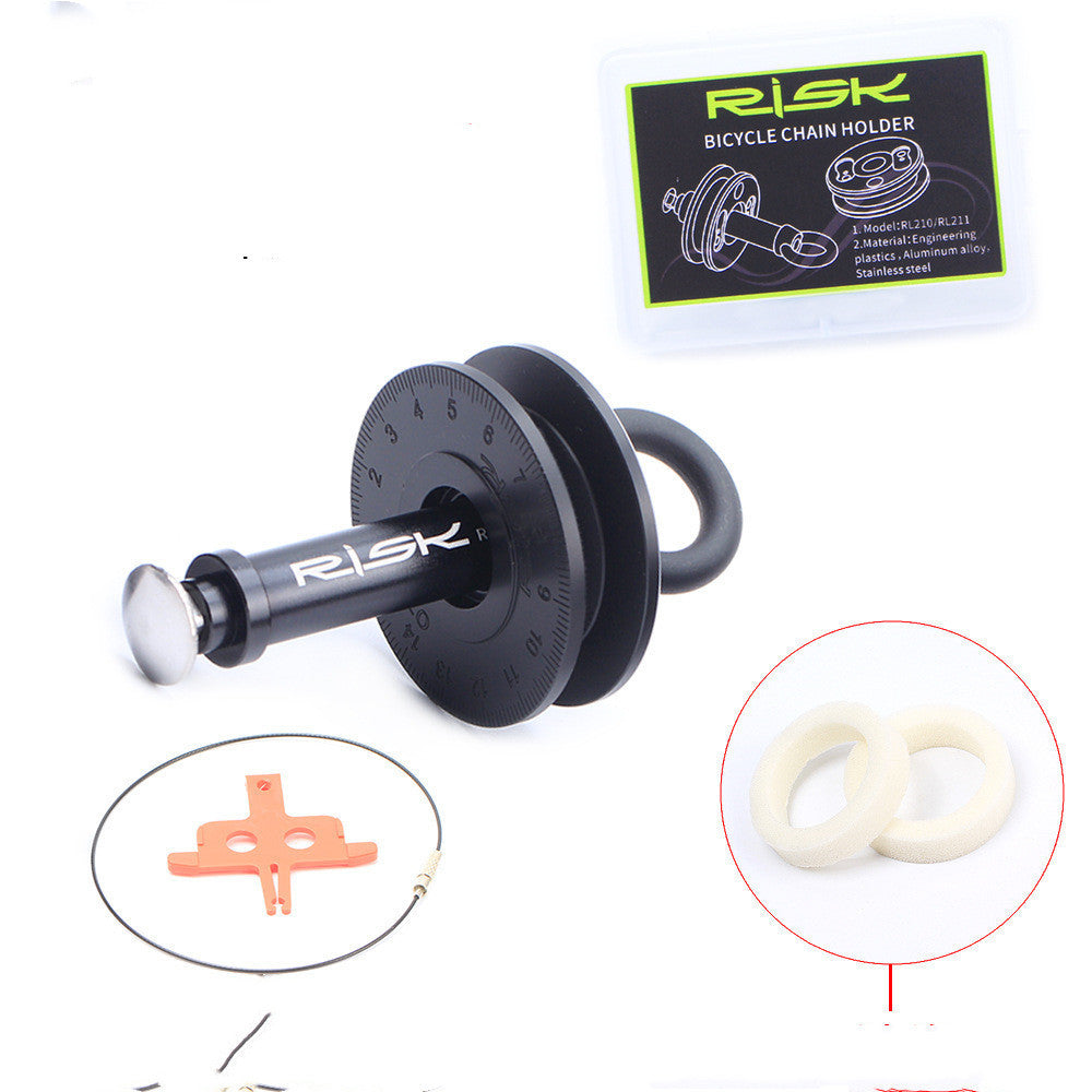 Flag Village Auto Tools Risk Bike Chain Clean Keeper Tool With Quick Release